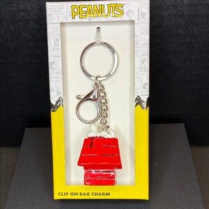 Peanuts Snoopy Red Doghouse Bag Charm/Key Chain